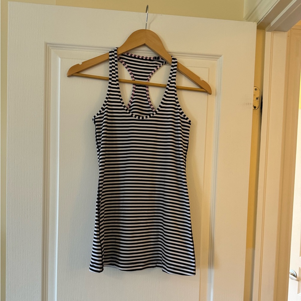 Lululemon striped Racerback tank top